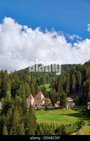 Castel Gardena. Santa Cristina Valgardena. Alto Adige Italia. Il castello (Fischburg) Foto Stock