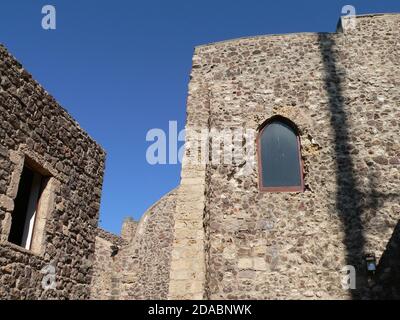 Castelsardo, Sardegna, Italia. Il castello costruito in età media dalla famiglia Doria genovese Foto Stock