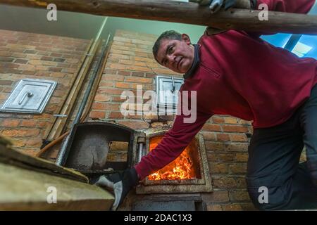 Birreria tradizionale Zoigl a Falkenberg, Germania Foto Stock