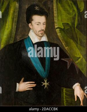 ENRICO III DI FRANCIA (1551-1589) di Ètienne Dumonstier circa 1578 Foto Stock