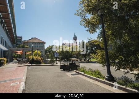 Berkeley, USA - MARZO 18 2019: Vista dell'Università della California, Berkeley in una giornata di sole Foto Stock