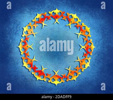 Elemento decorativo Foto Stock