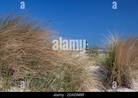 Geografia / viaggio, Germania, Meclemburgo-Pomerania occidentale, Rostock, faro sul molo occidentale da , diritti aggiuntivi-clearance-Info-non-disponibile Foto Stock