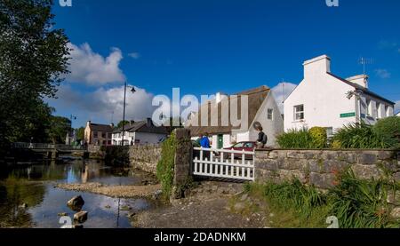 Il Quiet Man Museum, Cong, Co. Mayo, Irlanda Foto Stock