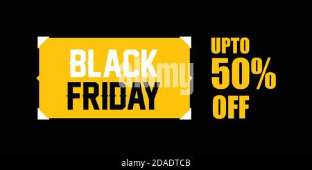 Design professionale per striscioni in vendita per il Black Friday Illustrazione Vettoriale