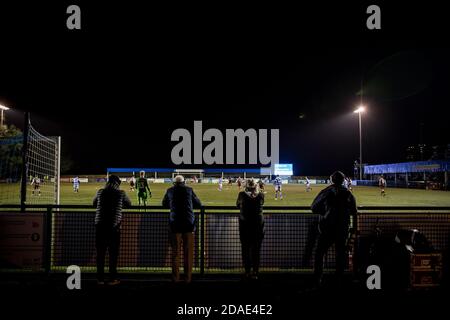 Oxford City 2 Northampton Town 1, 09/11/020. Court Place Farm, fa Cup 1° turno. Foto di Simon Gill. Foto Stock