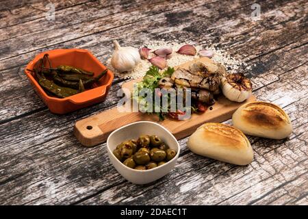 Fotografia alimentare di natura morta. Foto Stock