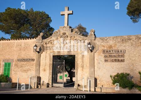 Geografia / viaggio, Spagna, Maiorca, Llucmajor, monastero Santuari de nostra Senyora de cura al Pui, Additional-Rights-Clearance-Info-Not-Available Foto Stock