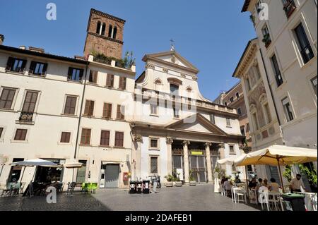 Basilica di Sant'Eustachio a Platana, Piazza Sant'Eustachio, Roma, Italia Foto Stock