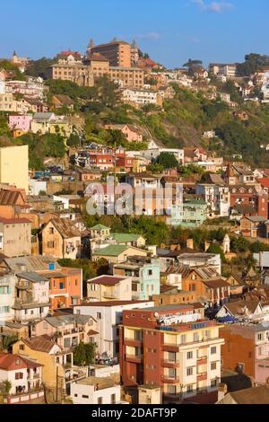 Cityscape, Antananarivo, Madagascar Foto Stock