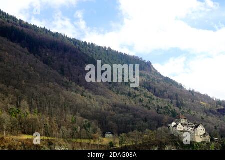 Il Castello di Vaduz, Liechtenstein Foto Stock