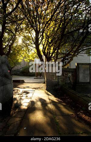 Canongate Kirk, Canongate on the Royal Mile, Edimburgo, Scozia. Foto Stock