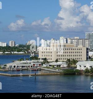 Ft. Lauderdale, FL/USA-10/31/19: Nova Southeastern University centro oceanografico a Port Everglades, in Ft. Lauderdale, Florida. Foto Stock