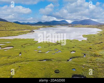 Uig Sands, isola di Lewis, Ebridi Esterne, Western Isles, Scozia. Regno Unito Foto Stock