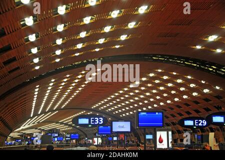 Aeroporto internazionale Roissy Charles-de-Gaulle, Parigi, Francia Foto Stock