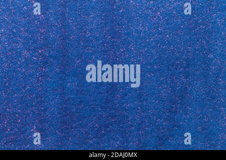 Astratto arte sfondo blu marino colori. Pittura acquerello su tela con gradiente zaffiro. Frammento di disegno in denim su carta con motivo. Textu Foto Stock