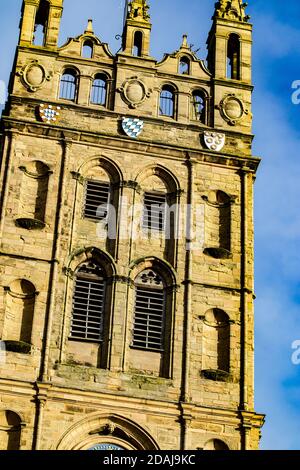 Collegiata di St Mary, Warwick, Warwickshire, Regno Unito. Foto Stock
