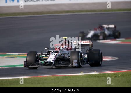 Tuzla, Turchia. 13 novembre 2020. Tuzla, vicino a Istanbul, Turchia. 13 Nov 2020. 99 GIOVINAZZI Antonio (ita), Alfa Romeo Racing ORLEN C39, azione durante il Gran Premio Turco di Formula 1 DHL 2020, dal 13 al 15 novembre 2020 sul Parco Intercity Istanbul, a Tuzla, vicino Istanbul, Turchia - Foto Antonin Vincent/DPPI/LM Credit: Gruppo editoriale LiveMedia/Alamy Live News Credit: Gruppo Editoriale LiveMedia/Alamy Live News Foto Stock