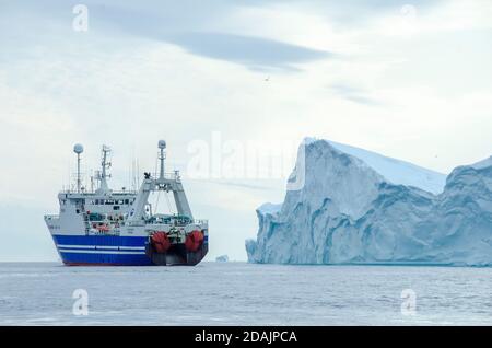 grande vaso di ricerca artica Foto Stock