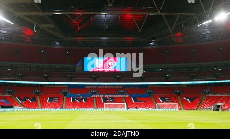 WEMBLEY, Regno Unito, NOVEMBRE 12: Durante il periodo di amicizia internazionale tra Inghilterra e Repubblica d'Irlanda allo stadio di Wembley , Londra il 12 ° nove Foto Stock