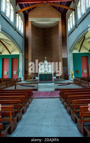 Luglio 18 2020 Greenville South Carolina USA Principe della Pace Chiesa cattolica Foto Stock