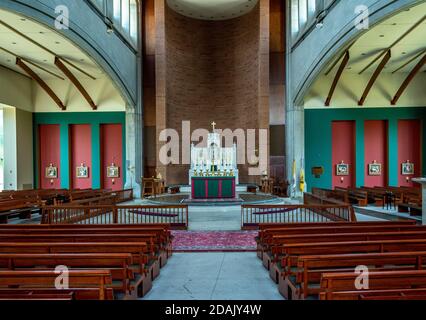 Luglio 18 2020 Greenville South Carolina USA Principe della Pace Chiesa cattolica Foto Stock