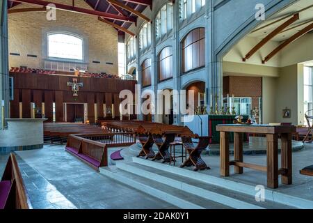 Luglio 18 2020 Greenville South Carolina USA Principe della Pace Chiesa cattolica Foto Stock