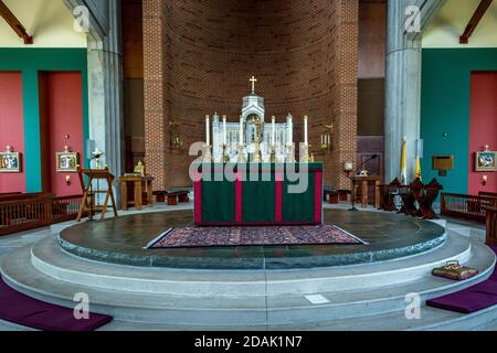 Luglio 18 2020 Greenville South Carolina USA Principe della Pace Chiesa cattolica Foto Stock