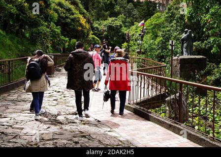 Bogota visto da Montserrate, Colombia, Sud America Foto Stock