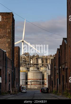 Viste famose intorno a Liverpool Foto Stock