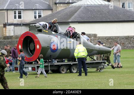 Giornata delle forze armate, Low Green Ayr, Ayr, Ayrshire, Scozia Foto Stock