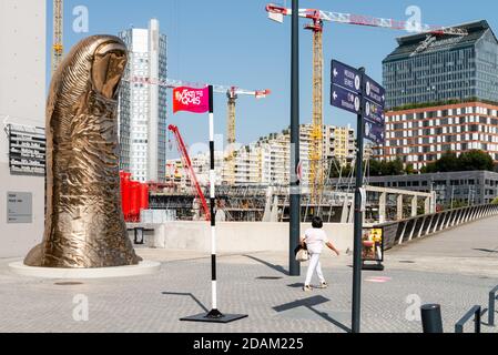 Cesar scultura le Pouce a Boulogne-Billancourt Foto Stock