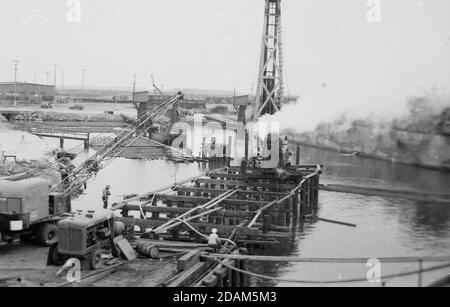 Port Hueneme, storia navale della California Foto Stock