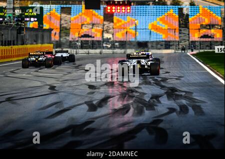 Inizia la pratica durante il Gran Premio Turco di Formula 1 DHL 2020, dal 13 al 15 novembre 2020 sull'Intercity Istanbul Park, a Tuzla, / LM Foto Stock