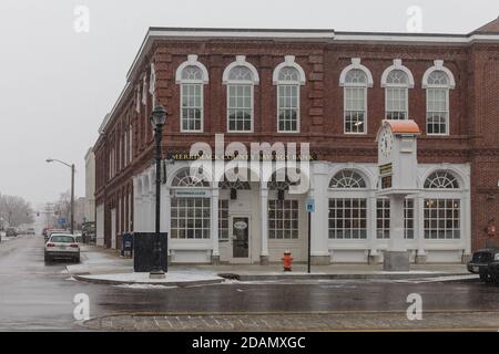 CONCORD, NH, USA - 18 FEBBRAIO 2020: Vista principale della città nel New Hampshire NH, USA. Foto Stock