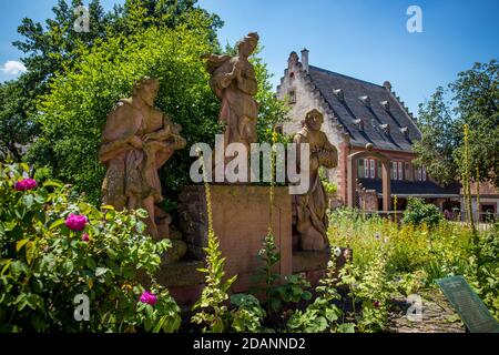 Statue cristiane Foto Stock