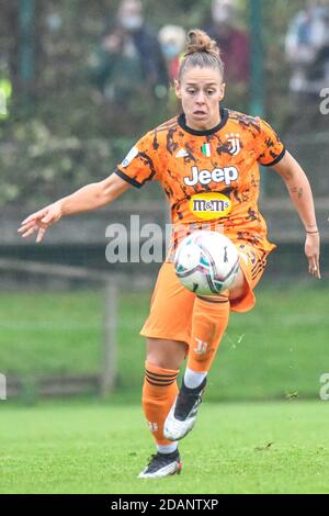 San Gimignano (Fi, Italia. san gimignano (fi), Italia, stadio Santa Lucia, 14 Nov 2020, Lisa Boattin (Juventus) durante Florentia San Gimignano vs Juventus FC - Calcio italiano Serie A Femminile match - Credit: LM/Fabio Fagiolini Credit: Fabio Fagiolini/LPS/ZUMA Wire/Alamy Live News 2020 Foto Stock