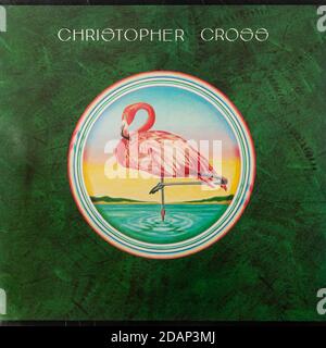 Christopher Cross album di debutto del cantautore americano, copertina disco in vinile LP Foto Stock