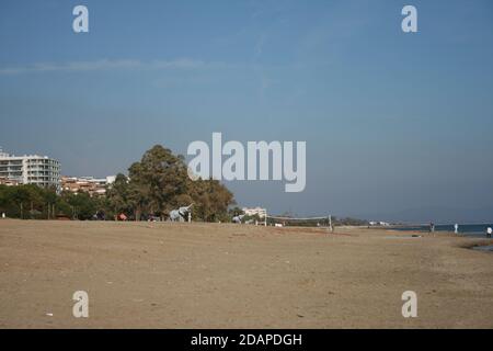 Oropesa spiaggia di giorno. Castellón. Spagna. Foto Stock