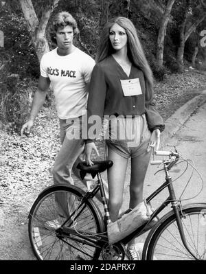 Lorenzo Lamas, on-set della serie TV, 'California Fever', CBS-TV, 1979 Foto Stock