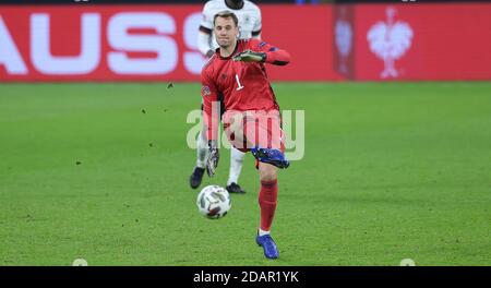 Lipsia, Germania. Firo: 14.11.2020 Calcio, Calcio: UEFA NATIONS LEAGUE, Landerspiel Nationalmannschaft Germania, GER - Ucraina Manuel Neuer, azione individuale | utilizzo nel mondo Credit: dpa/Alamy Live News 2020 Foto Stock