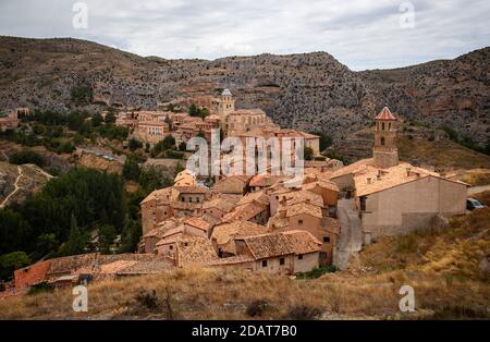 Albarracin, il villaggio più bello della Spagna Foto Stock