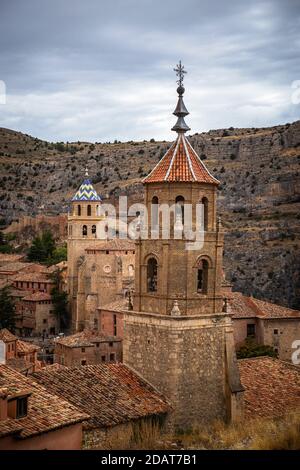 Albarracin, il villaggio più bello della Spagna Foto Stock