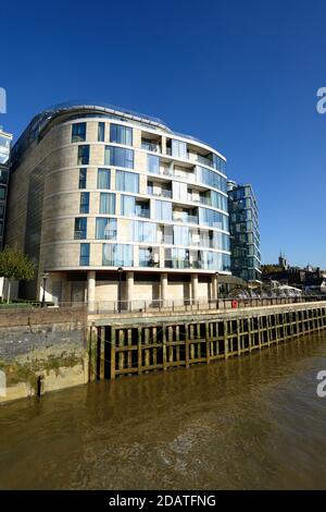 Three Quays, Three Quays Walk, Lower Thames Street, Tower Hill, Londra, Regno Unito Foto Stock