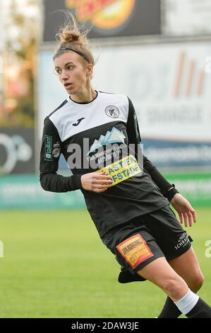 Aalst, Belgio. 14 novembre 2020. Justine Blave di Aalst ha ritratto durante una partita di calcio femminile tra Eendracht Aalst e SV Zulte Waregem il settimo giorno della stagione 2020 - 2021 della Super League belga Scooore Womens, sabato 14 novembre 2020 ad Aalst, Belgio . PHOTO SPORTPIX.BE | SPP | DIRK VUYLSTEKE Dirk Vuylsteke | Sportpix.be | S Credit: SPP Sport Press Photo. /Alamy Live News Foto Stock