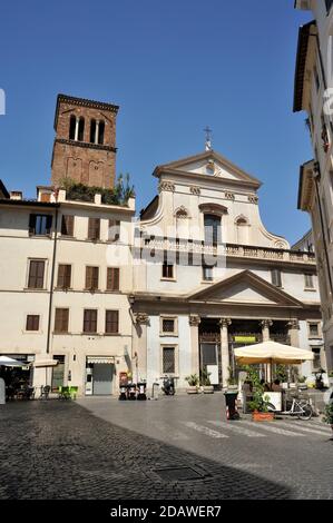 Basilica di Sant'Eustachio a Platana, Piazza Sant'Eustachio, Roma, Italia Foto Stock