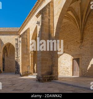 Particolare della Collegiata di Santa Maria de los Reales Alcazares, Ubeda, provincia di Jaen, Andalusia, Spagna Foto Stock