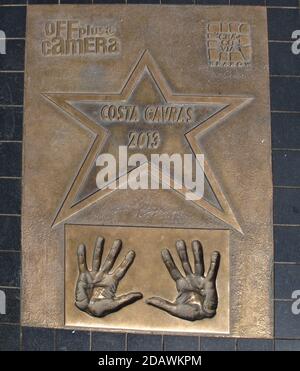 L'Avenue of Stars e i famosi registi cinematografici del cinema indipendente. Ospiti del progetto Off Plus Camera Festival della città e della radio FM RMF. Foto Stock