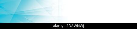Astratto sfondo panoramico blu fatto di triangoli - illustrazione vettoriale Illustrazione Vettoriale
