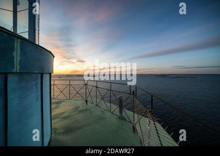 Vista dal faro di Söderskär, Porvoo, Finlandia Foto Stock